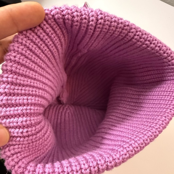 Athleta Women's Purple Knit Beanie - Picture 5 of 6